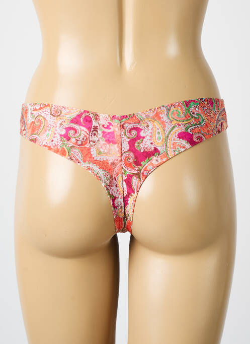 Tanga orange ANTIGEL pour femme