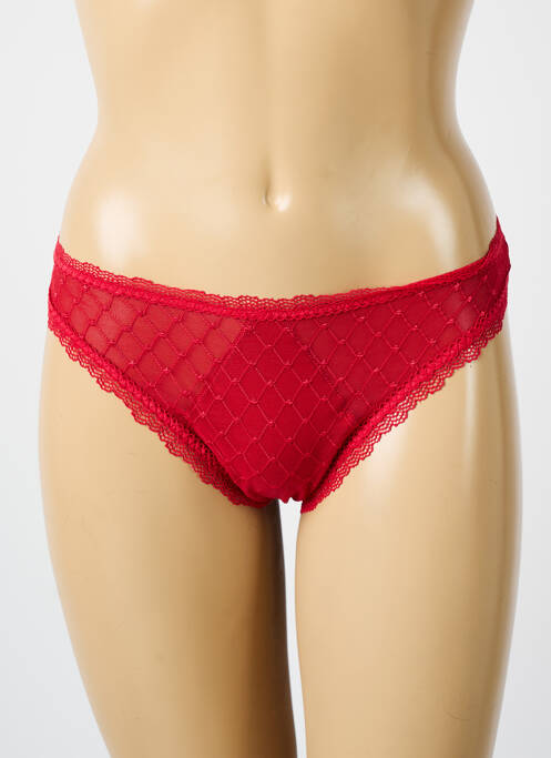 Tanga rouge ANTIGEL pour femme