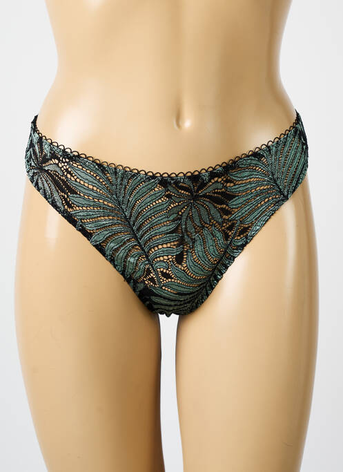 Tanga vert ANTIGEL pour femme