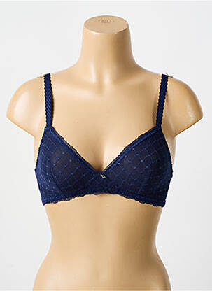 Soutien-gorge sans armature haut soutien-gorge emboitant bleu ANTIGEL femme