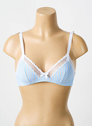 Soutien-gorge sans armature haut soutien-gorge emboitant bleu ANTIGEL femme