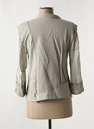 Veste casual col rond gris ELISA CAVALETTI femme
