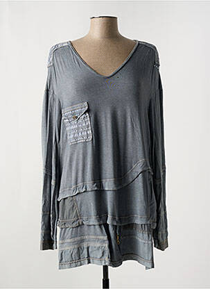 T-shirt manches longues manches longues gris ELISA CAVALETTI femme