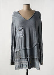 T-shirt manches longues manches longues gris ELISA CAVALETTI femme