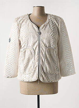 Doudoune poches sans capuche blanc ELISA CAVALETTI femme