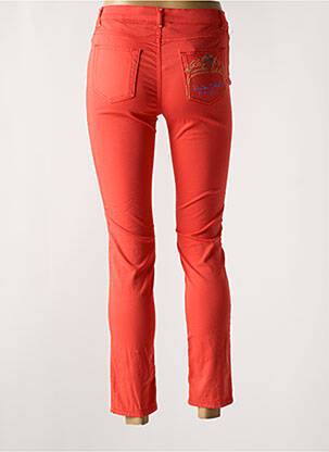Pantalon 7/8 stretch taille normale rouge ELISA CAVALETTI femme