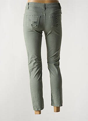 Pantalon 7/8 stretch gris ELISA CAVALETTI femme