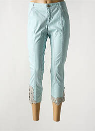 Pantacourt stretch taille normale bleu ELISA CAVALETTI femme