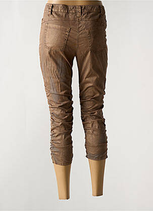 Pantacourt stretch taille normale marron ELISA CAVALETTI femme