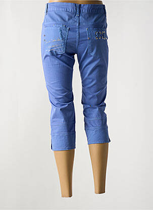 Pantacourt stretch taille normale bleu ELISA CAVALETTI femme