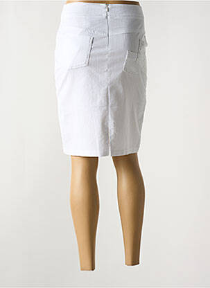Jupe mi-longue taille normale blanc ELISA CAVALETTI femme