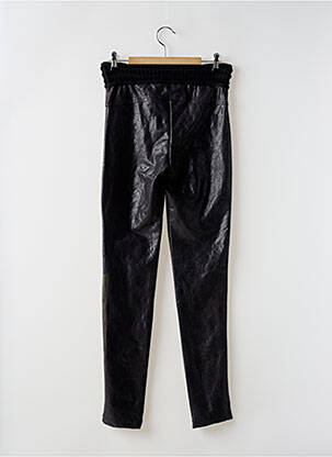Legging tissage simili-cuir taille normale noir ELISA CAVALETTI femme
