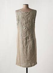 Robe mi-longue marron ELISA CAVALETTI pour femme seconde vue