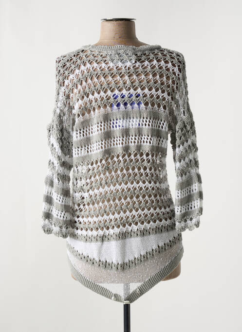 Gilet manches longues gris ELISA CAVALETTI femme