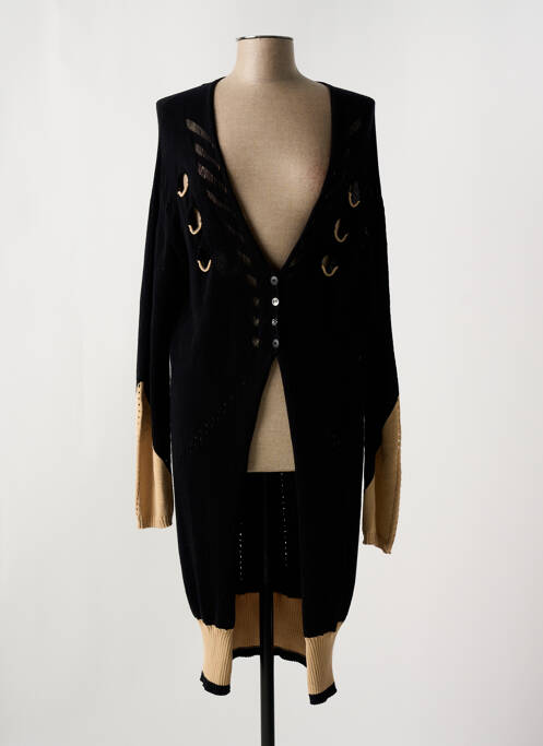 Gilet manches longues noir ELISA CAVALETTI pour femme