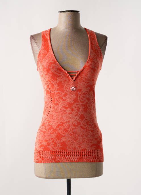 Débardeur orange ELISA CAVALETTI pour femme