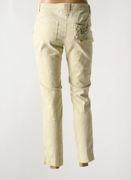 Pantalon 7/8 beige ELISA CAVALETTI pour femme