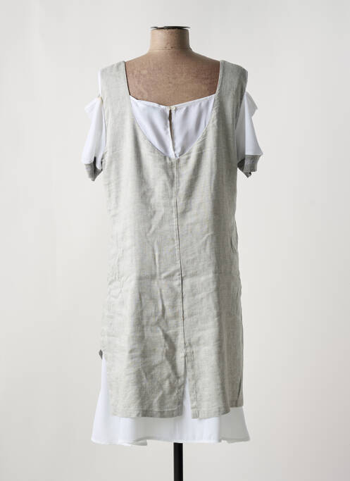 Robe mi-longue gris ELISA CAVALETTI pour femme