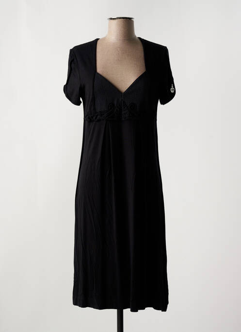 Robe mi-longue noir ELISA CAVALETTI pour femme