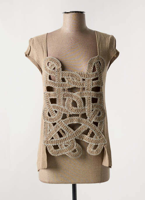 T-shirt marron ELISA CAVALETTI pour femme