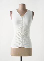 Top blanc LE BOURGET pour femme seconde vue