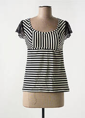 T-shirt noir LE BOURGET pour femme seconde vue