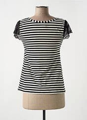 T-shirt noir LE BOURGET pour femme seconde vue