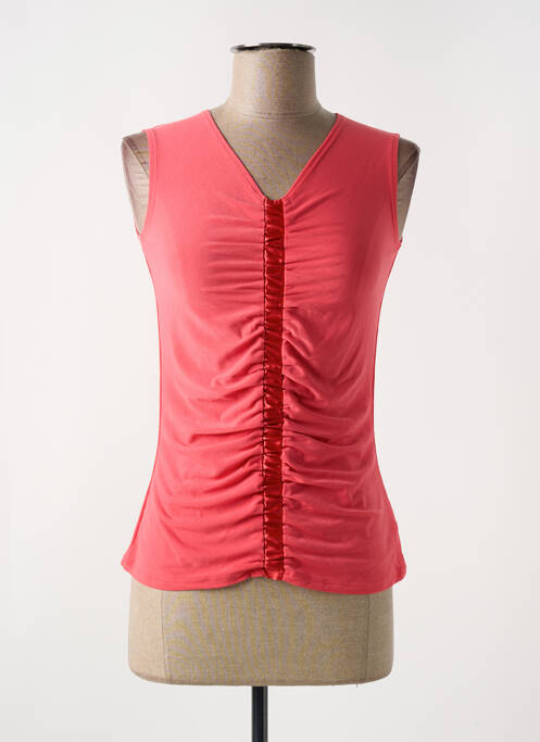 Top rouge LE BOURGET pour femme