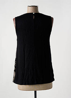 Top sans manche sans manche noir LE BOURGET femme