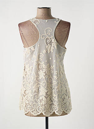 Top sans manche sans manche blanc LE BOURGET femme