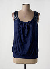 Top bleu LE BOURGET pour femme seconde vue