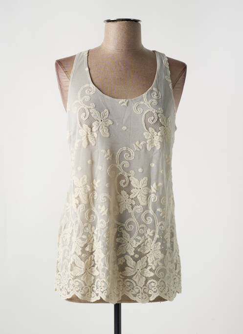 Top blanc LE BOURGET pour femme