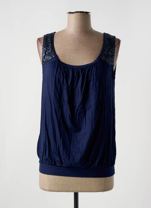 Top bleu LE BOURGET pour femme