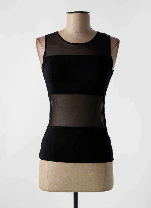 Top noir LE BOURGET pour femme