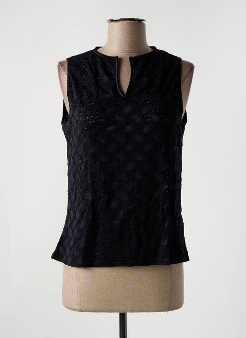 Top noir LE BOURGET pour femme