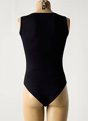 Body col rond sans manche noir LE BOURGET femme