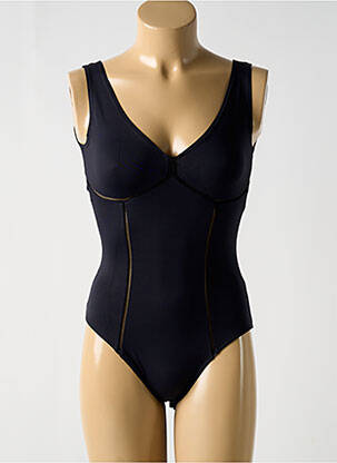Body stretch sans manche noir LE BOURGET femme