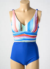 Maillot de bain 1 pièce bleu MIRADONNA pour femme seconde vue
