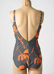 Maillot de bain 1 pièce gris MIRADONNA pour femme seconde vue