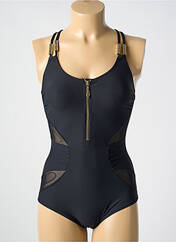 Maillot de bain 1 pièce noir MIRADONNA pour femme seconde vue
