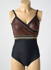 Maillot de bain 1 pièce noir MIRADONNA pour femme seconde vue