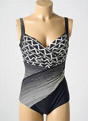 Maillot de bain 1 pièce noir MIRADONNA pour femme seconde vue