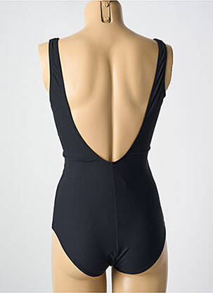 Maillot de bain 1 pièce stretch haut soutien-gorge moulé noir MIRADONNA femme