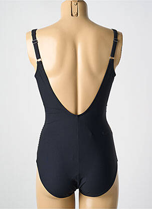 Maillot de bain 1 pièce stretch haut soutien-gorge balconnet noir MIRADONNA femme
