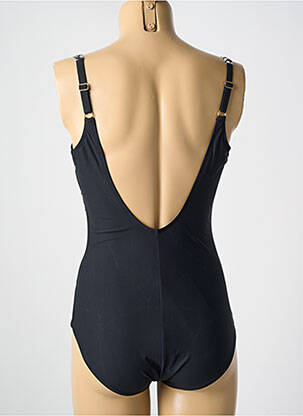 Maillot de bain 1 pièce stretch haut soutien-gorge emboitant noir MIRADONNA femme