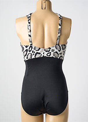 Maillot de bain 1 pièce stretch haut soutien-gorge emboitant noir MIRACLESUIT femme