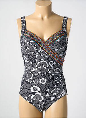 Maillot de bain 1 pièce haut soutien-gorge emboitant haut soutien-gorge emboitant noir MIRACLESUIT femme