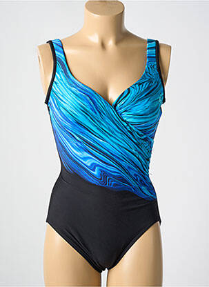 Maillot de bain 1 pièce imprimé fantaisie haut soutien-gorge moulé bleu MIRACLESUIT femme