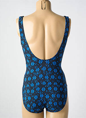 Maillot de bain 1 pièce imprimé fantaisie haut soutien-gorge moulé bleu MIRACLESUIT femme