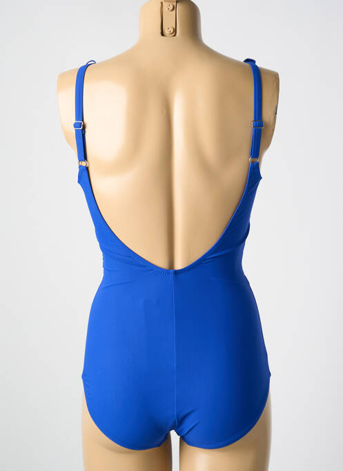 Maillot de bain 1 pièce bleu MIRADONNA femme